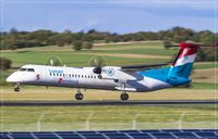 LX-LGF @ EDDR - De Havilland Canada DHC-8-402Q - by Jerzy Maciaszek