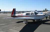 N201VF @ KWHP - Locally-based 1977 Mooney M20J @ Whiteman Airport, Pacoima, CA - by Steve Nation