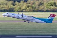 LX-LGF @ EDDR - De Havilland Canada DHC-8-402Q - by Jerzy Maciaszek