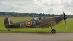 G-CGUK @ EGSU - x. X4650 on the eve of The Battle of Britain (75th.) Anniversary Air Show, Sept. 2015.