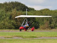 G-MYBU @ EGFH - Visiting Cyclone Chaser. - by Roger Winser
