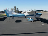 N8805G @ KWHP - Locally-based 1966 Cessna 150F with ecockpit cover @ Whiteman Airport, Pacoima, CA - by Steve Nation