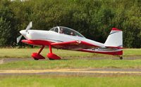 G-TDJP @ EGFH - Visiting RV-8 arriving at the airport. - by Roger Winser