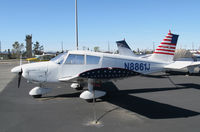 N8861J @ KWHP - Locally-based 1965 Piper PA-28-180 @ Whiteman Airport, Pacoima, CA - by Steve Nation