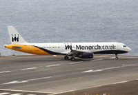 G-OZBT @ LPMA - Monarch Airbus A321