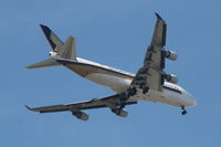 9V-SFF @ EBBR - Flight SQ7951 on approach to RWY 07L