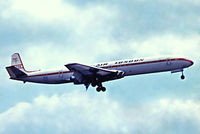 G-APMB @ EGKK - De Havilland DH.106 Comet 4B [6422] (Dan-Air London) Gatwick~G 01/07/1974. From a slide.