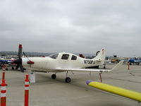 N750PJ @ CMA - 2007 Lancair PROPJET IV-P, Walter M601E-11 Turbine 750 shp, 3 blade CS prop, 4 seats, pressurized. Cruise 325 kts. max 345 kts-396 mph, one hot one! - by Doug Robertson