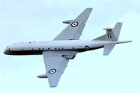 XZ282 @ EGLF - Hawker-Siddeley Nimrod MR.1 [8044] (Royal Air Force) Farnborough~G 10/09/1976. From a slide. - by Ray Barber