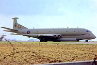 XV246 @ EGDG - XV246   Hawker-Siddeley Nimrod MR.2 [8021] (Royal Air Force) RAF St Mawgan~G 27/06/1981 - by Ray Barber