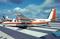 N57108 @ EGLF - Rockwell Turbo Commander 690A [11108] Farnborough~G 08/09/1974, From a slide. - by Ray Barber