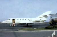 F-BIHY @ LFPB - Dassault Falcon 20C-5 [141] Paris Le-Bourget~F 14/09/1980. From a slide. - by Ray Barber