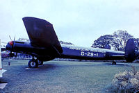 G-APRJ @ EGMC - Avro Lincoln B.2 [Unknown) (D Napier & Son Ltd) Southend~G 03/07/1974. From a slide. - by Ray Barber