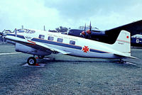 G-APXX @ EGMC - De Havilland Australia DHA.3 Drover Mk.2 [5014] Southend~G 03/07/1974.From a slide. Wears false marks of VH-FDT. - by Ray Barber