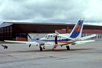 G-WTVB @ EGDY - Cessna 404 Titan [404-0088] (Air Westward)  RNAS Yeovilton~G 05/08/1978. From a slide. - by Ray Barber