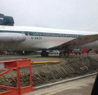 G-AWZK @ EGCC - At Manchester Airport - by Hannah