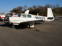 N6812V @ SZP - 1970 Mooney M20C @ Santa Paula Airport, CA - by Steve Nation