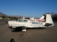 N6812V @ SZP - 1970 Mooney M20C @ Santa Paula Airport, CA - by Steve Nation