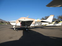 N6710B @ SZP - 1980 Beech C23 with cabin cover @ Santa Paula Airport, CA - by Steve Nation