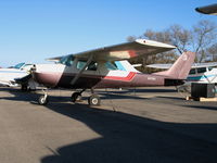 N3730J @ SZP - Sun dappled 1966 Cessna 150G @ Santa Paula Airport, CA - by Steve Nation