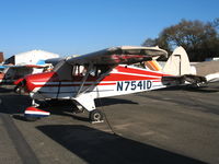 N7514D @ SZP -  1957 Piper PA-22-150 @ Santa Paula Airport, CA - by Steve Nation