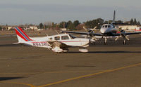 N943RG @ KCCR - 1979 Piper PA-28-201T in low sun conditions visiting @ Buchanan Field, Concord, CA - by Steve Nation