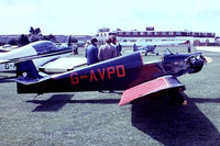 G-AVPD @ EGBK - Jodel D.9 Bebe [PFA 927] Sywell~G 06/07/1974. From a slide. - by Ray Barber
