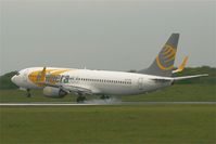 OY-PSE @ LFRB - Boeing 737-809, Landing Rwy 25L, Brest-Bretagne Airport (LFRB-BES) - by Yves-Q