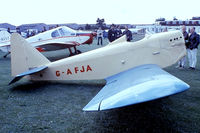 G-AFJA @ EGBK - Taylor-Watkinson Dingbat [DB.100] Sywell~G 06/07/1974. From a slide. - by Ray Barber
