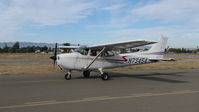 N73454 @ KRHV - Locally-based 1976 Cessna 172M taxing out for departure at Reid Hillview Airport, San Jose, CA. - by Chris Leipelt