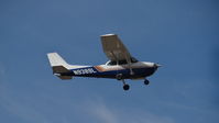 N9389L @ KRHV - Locally-based 1986 Cessna 172P departing on runway 31R at Reid Hillview Airport, San Jose, CA. - by Chris Leipelt