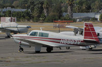 N6987V @ KCCR - 1976 Mooney M20F @ Buchanan Field, Concord, CA - by Steve Nation