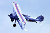 G-AMRK @ EGTH - Gloster Gladiator I [Unknown] Old Warden~G 30/06/1974. From a slide. Marked K8032. - by Ray Barber