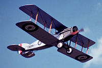 G-AEPH @ EGTH - Bristol F.2B Mk.III Fighter [7575] Old Warden~G 30/06/1974. From a slide. - by Ray Barber