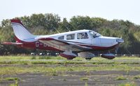 G-BOYH @ EGFH - Visiting Cherokee Warrior. - by Roger Winser