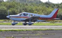G-ODUD @ EGFH - Visiting Cherokee Archer II. - by Roger Winser
