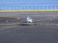 N662TC @ LPHR - Piper Malibu landing at Horta, Faial, Azores, after departure from St. Johns, Canada. Captain Karl-Heinz Zahorsky from Kiel, Germany. - by Luís Correia