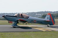 111 @ LFRU - Mudry CAP-10 B, Taxiing to parking area, Morlaix-Ploujean airport (LFRU-MXN) air show in september 2014 - by Yves-Q