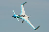 F-PZPN @ LFRU - Rutan Long-EZ, On display, Morlaix-Ploujean airport (LFRU-MXN) air show in september 2014 - by Yves-Q