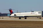 N901DE @ KGRR - Landing RWY 8R - by Mel II
