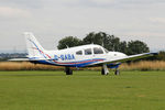 G-SABA @ X5FB - PA-28R-201T Turbo Arrow III, Fishburn Airfield, September 13th 2015. - by Malcolm Clarke