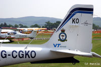 G-CGKO @ EGPT - Tail marking detail- On display in the static park during the Heart of Scotland Airshow held at Perth (Scone) airfield EGPT - by Clive Pattle