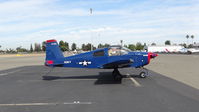 N513BA @ KRHV - California-based 1972 American AA-1A sitting on the transient ramp at Reid Hillview Airport, San Jose, CA. - by Chris Leipelt