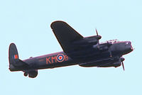 PA474 @ EGVI - Avro 683 Lancaster B.I [PA474] (Royal Air Force) RAF Greenham Common~G 07/07/1974. From a slide before the mid upper turret was added. - by Ray Barber