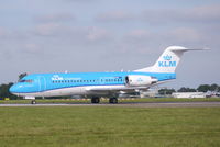 PH-KZL @ EGSH - About to depart from Norwich. - by Graham Reeve