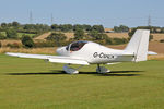 G-CDEX @ X5FB - Europa Tri Gear, Fishburn Airfield, September 6th 2015. - by Malcolm Clarke