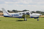 G-SABA @ X5FB - PA-28R-201T Turbo Arrow III at Fishburn Airfield, September 13th 2015. - by Malcolm Clarke