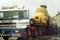 XJ723 @ X6MO - Members of 2288 (Montrose) Sqn ATC, take delivery of the donation of XJ723 from the local Offshore Trg Base (now Petrofac) - The helicopter acted as Gate Guard for a number of years before loaned to Montrose Aerodrome Museum Society. - by Clive Pattle