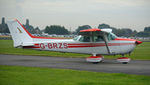 G-BRZS @ EGXG - 2. G-BRZS arriving at The Yorkshire Air Show, Church Fenton, Sept. 2015.