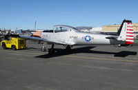 N5246K @ KWHP - 1950 Ryan Navion B painted as USAF L-17A @ Whiteman Airport, Pacoima, CA (now registered to owner in Minnesota) - by Steve Nation